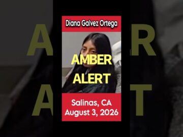 #amberalert Diana Ortega missing from Salinas, CA #dianaortega #california #SaturdaySearch #shorts