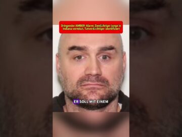 #shorts Dringender AMBER-Alarm: Zweijähriger Junge inIndiana vermisst, Tatverdächtiger identifiziert