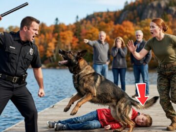 A Cop Raised His Baton at a Stray K9—What a Female Marine Did Stunned Everyone