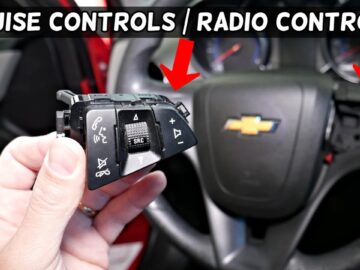 STEERING WHEEL CONTROLS, RADIO CRUISE CONTROL SWITCH REPLACEMENT REMOVAL CHEVROLET