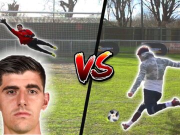F2 SHOOTING VS COURTOIS!!! 💥⚽️🥅 | Billy Wingrove & Jeremy Lynch