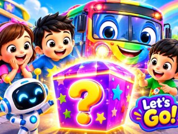 Colors Song for Kids | Learn 10 Colors With the Magic Bus | Red, Blue, Yellow & More