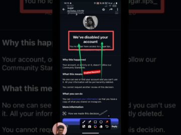 how to recover disabled instagram account | we disabled your account instagram problem