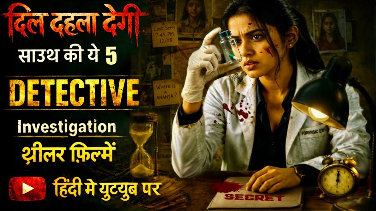 Top 5 South Detective Investigation Thriller Movies In Hindi 2026|Murder Mystery |Ini Utharam 2026