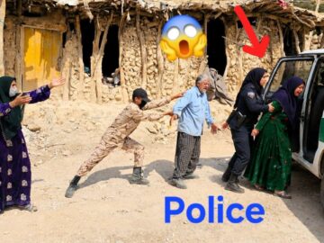 ❤Ziba helps her mother: the police arrive to arrest Hassan and Farangis.