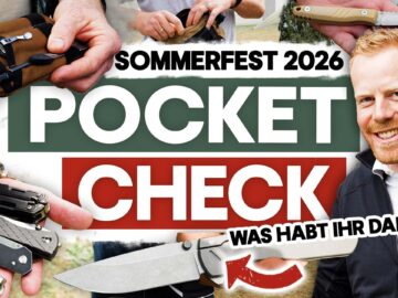 WELCHE MESSER finden wir in EUREN TASCHEN?🔪🕵️ EDC POCKET CHECK auf dem BÖKER SOMMERFEST 2026 | Böker