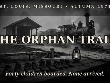 40 Children Boarded the Orphan Train in 1871 — It Never Arrived