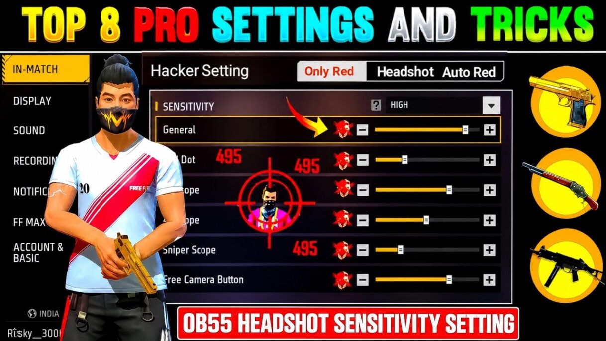 Free Fire Headshot Setting After Ob55 Update 2026⚡Best Sensitivity Settings ⚙️| Sensitivity Setting