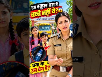 इस स्कूल बस का खौफनाक राज़ 😱 | IPS Aarya Sharma #Shorts #Police #ips #school