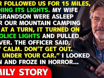 A Police Car Followed Me For 15 Miles Flashing Its Lights… Then The Officer Told Me To Look Under