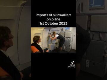 Reports of skinwalkers on plane 1st October 2023 #spooky #scary #skinwalkers #fyp #scarystories