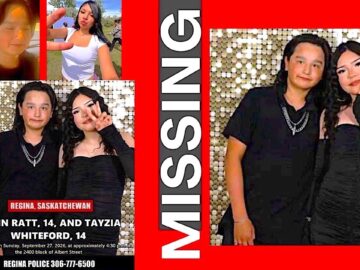 Tayzia Whiteford & Destin Ratt: Missing 14 Yr. Old Indigenous Youth- Regina, Sask. – Sept. 27th 2026