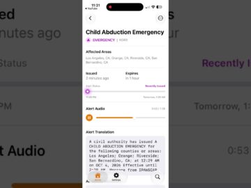 Another Amber Alert in 24 Hours California Amber Alert – October 3, 2026 EAS #24