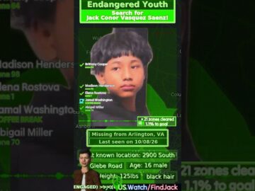 ARLINGTON ALARM: 16-Yr-Old Jack Conor Vasquez Saenz Vanished — Your Eyes Are the Key!