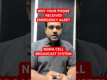 Why Did Your Phone Suddenly Beep Today? NDMA Tests Cell Broadcast Alert System | Chethan N