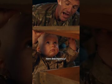 Emergency Inventory Check: Banana Missing! 🍌🚨 | Funny Baby Soldier #shorts