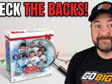 2026 Topps Holiday Baseball Mega — Don’t Rip These Cards Too Fast
