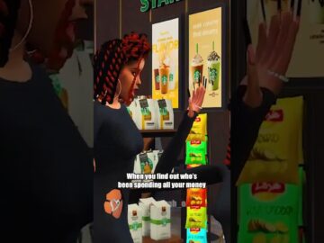 When I Find Out Who’s Been Spending All My Money | Sims 4 Animation | The Sarah O. #shorts #sims4